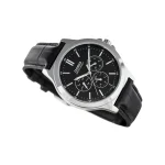 Casio MTP-V300L-1A Black Dial Leather Belt Analog Men’s Watch - Image 3