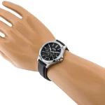 Casio MTP-V300L-1A Black Dial Leather Belt Analog Men’s Watch - Image 4