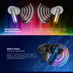 XINJI STONE M1 TWS Bluetooth Earbuds - Black - Image 2