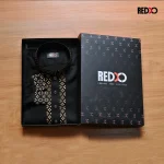 Premium Quality Embroidered Panjabi for men - Black - Image 3