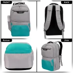 Traveling & Hiking Blue Backpack by Espiral - Image 3