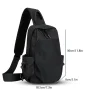 Crossbody Single Shoulder Black Bag by Fashion