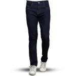 Slim-fit Stretchable Denim Jeans Pant For Men - Dark Blue