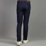 Slim-fit Stretchable Denim Jeans Pant For Men - Dark Blue - Image 2