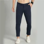 Slim-Fit Chino Gabardine Pants - Royal Blue - Image 2