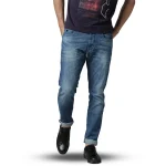 Slim-fit Stretchable Denim Jeans Pant For Men - Deep Blue