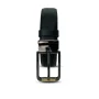 Men’s Black Non-Stitched Leather Belt - Image 2
