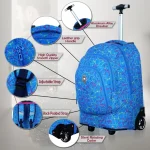 Kids School & Traveling Trolley Backpack by Espiral - Image 2
