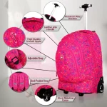 Kids School & Traveling Trolley Backpack by Espiral - Image 2