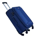 Espiral Solid Waterproof  Soft Travel Trolley Bag - Blue - Image 4