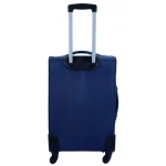 Espiral Solid Waterproof  Soft Travel Trolley Bag - Blue - Image 3