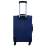 Espiral Solid Waterproof  Soft Travel Trolley Bag - Blue - Image 3
