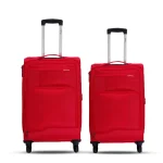 Espiral Solid Waterproof  Soft Travel Trolley Bag - Maroon