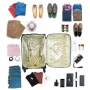 Espiral Solid Waterproof  Soft Travel Trolley Bag - Blue - Image 2