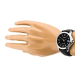 Casio MTP-V004L-1A Black Dial Leather Belt Analog Men’s Watch - Image 3