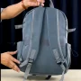 Fashionable Laptop and Travelling Gray Backpack by Small Zebra - Image 3