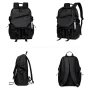 Fashionable Laptop and Travelling Black Backpack by Small Zebra - Image 4