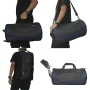 Travel Bag with Large Capacity Duffel and Shoulder Backpack- Blue - Image 2