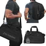 Premium Quality Gym & Traveling Duffel Bag - Black - Image 2