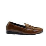 Classic Monk Strap Premium Tassel Shoes - Chocolate