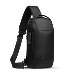 BANGE 22085 Anti-Theft Single Shoulder Crossbody Bag - Black