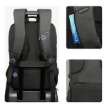 Mark Ryden MR9668SJ Business Travel & Laptop Backpack- Black - Image 4