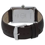 TITAN 1731SL01 Luxurious Black Dial Brown Leather Belt Analog Men’s Watch - Image 3