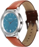 TITAN 1806SL12 Luxurious Blue Dial Brown Leather Belt Analog Men’s Watch - Image 2