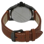 TITAN NM1701QL01 Luxurious Black Dial Brown Leather Belt Analog Men’s Watch - Image 3