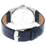 TITAN 1729SL06 Luxurious Blue Dial Blue Leather Belt Analog Men’s Watch - Image 3