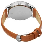 TITAN 1806SL02 Luxurious Blue Dial Brown Leather Belt Analog Men’s Watch - Image 3