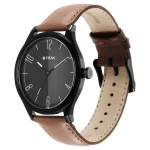 TITAN 1865NL01 Luxurious Black Dial Brown Leather Belt Analog Men’s Watch - Image 2