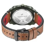 FASTRACK 3192AL01 Ultimate Black Dial Brown Leather Belt Analog Men’s Watch - Image 3