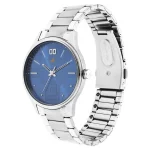 FASTRACK 3247SM01 Ultimate Blue Dial Metal Strap Analog Men’s Watch - Image 2