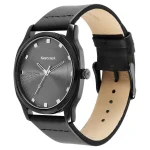 FASTRACK 3255NL01 Ultimate Black Dial Black Leather Belt Analog Men’s Watch - Image 2