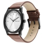 FASTRACK 3255NL02 Ultimate Gray Dial Brown Leather Belt Analog Men’s Watch - Image 2