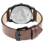 FASTRACK 3255NL02 Ultimate Gray Dial Brown Leather Belt Analog Men’s Watch - Image 3