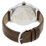 FASTRACK NP38051SL01 Ultimate White Dial Brown Leather Belt Analog Men’s Watch - Image 3