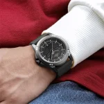 Naviforce 8031 Reliable Black Dial Black Silicon Analog Men’s Watch - Image 3
