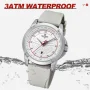 Naviforce 8031 Reliable Silver Dial Gray Silicon Analog Men’s Watch - Image 2