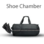 Large Capacity Travel & Gym Bag - Black - Image 2