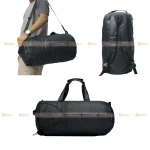 Large Capacity Travel & Gym Bag - Black - Image 4