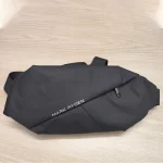 Crossbody Single Shoulder Black Messenger Bag - Image 3