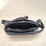 Crossbody Single Shoulder Black Messenger Bag - Image 4