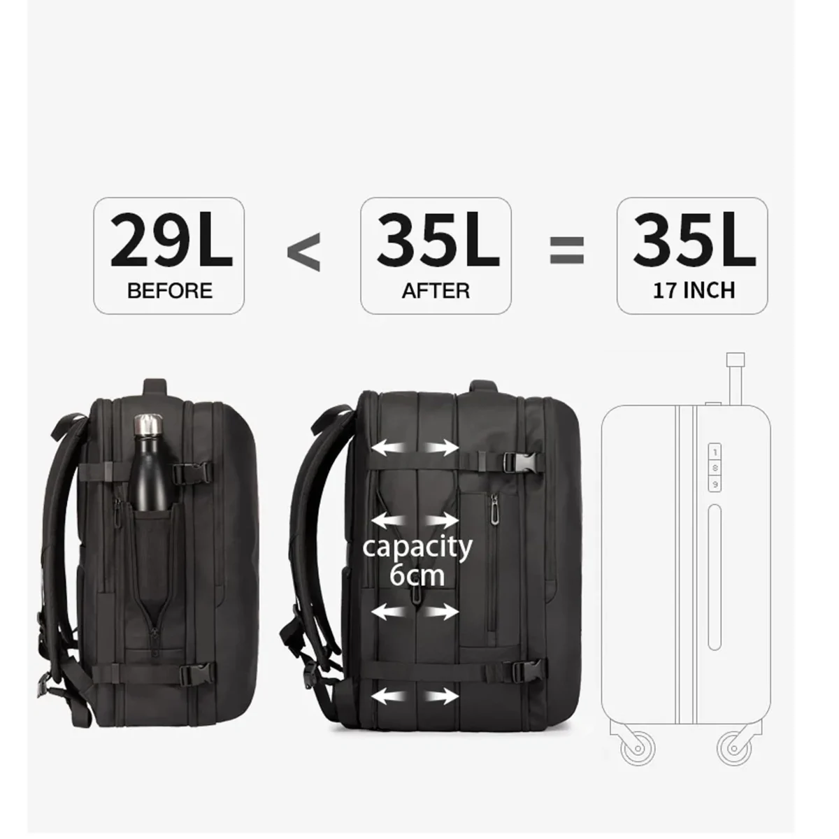 Expendable Business Travel & Laptop Backpack - Image 3