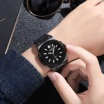 Skmei 1794BL Black Dial Stainless Steel Strap Analog Men’s Watch - Image 2