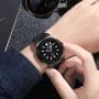 Skmei 1794BL Black Dial Stainless Steel Strap Analog Men’s Watch - Image 2