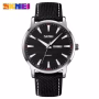 Skmei 9303BL Black Dial Black Leather Analog Men’s Watch