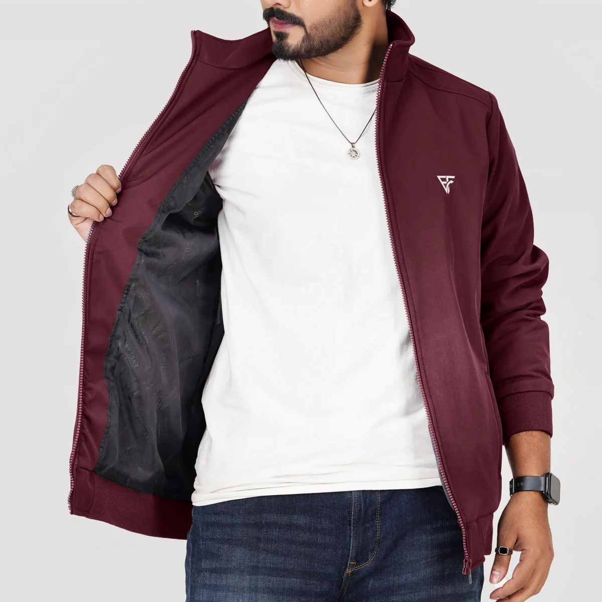 Jacket with Premium Quality Water-Resistant 3-Layered China Bonded Fabric - Image 3