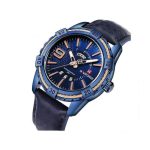 Naviforce 9117 Blue Dial Leather Belt Analog Men’s Watch - Image 2